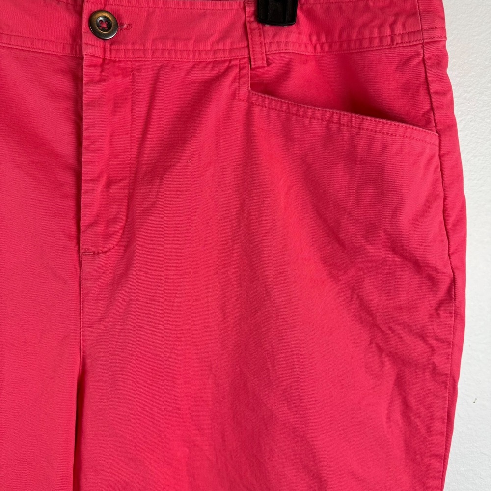 CHRISTOPHER & BANKS Womens chino dress crop pants CORAL - 16P‎
